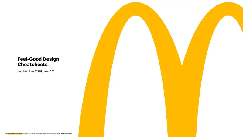 Guía de estilo de McDonald's - Manual de branding universal
