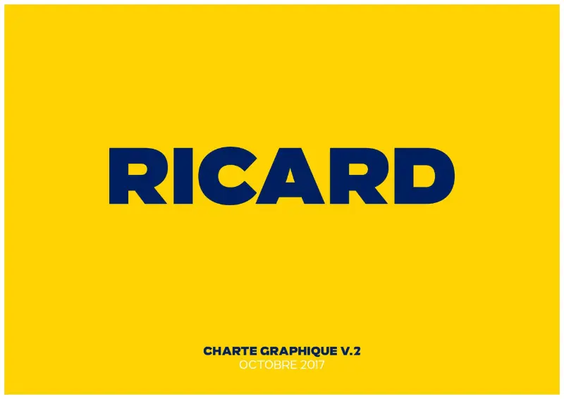 Guía de estilo de Ricard - Manual de branding y autenticidad