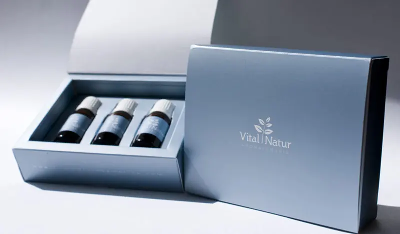 Diseño de packaging personalizado para cosmética y bebidas