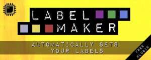 Label Maker plugin gratuito after effects