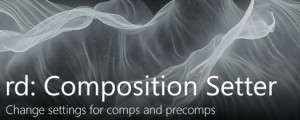 rd: Comp Setter plugin gratuito after effects